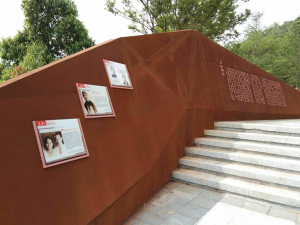 甘州耐候钢挡土墙